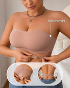 Sujetador Bandeau Sin Aros con Espalda Cruzada (OFERTA 2X1)