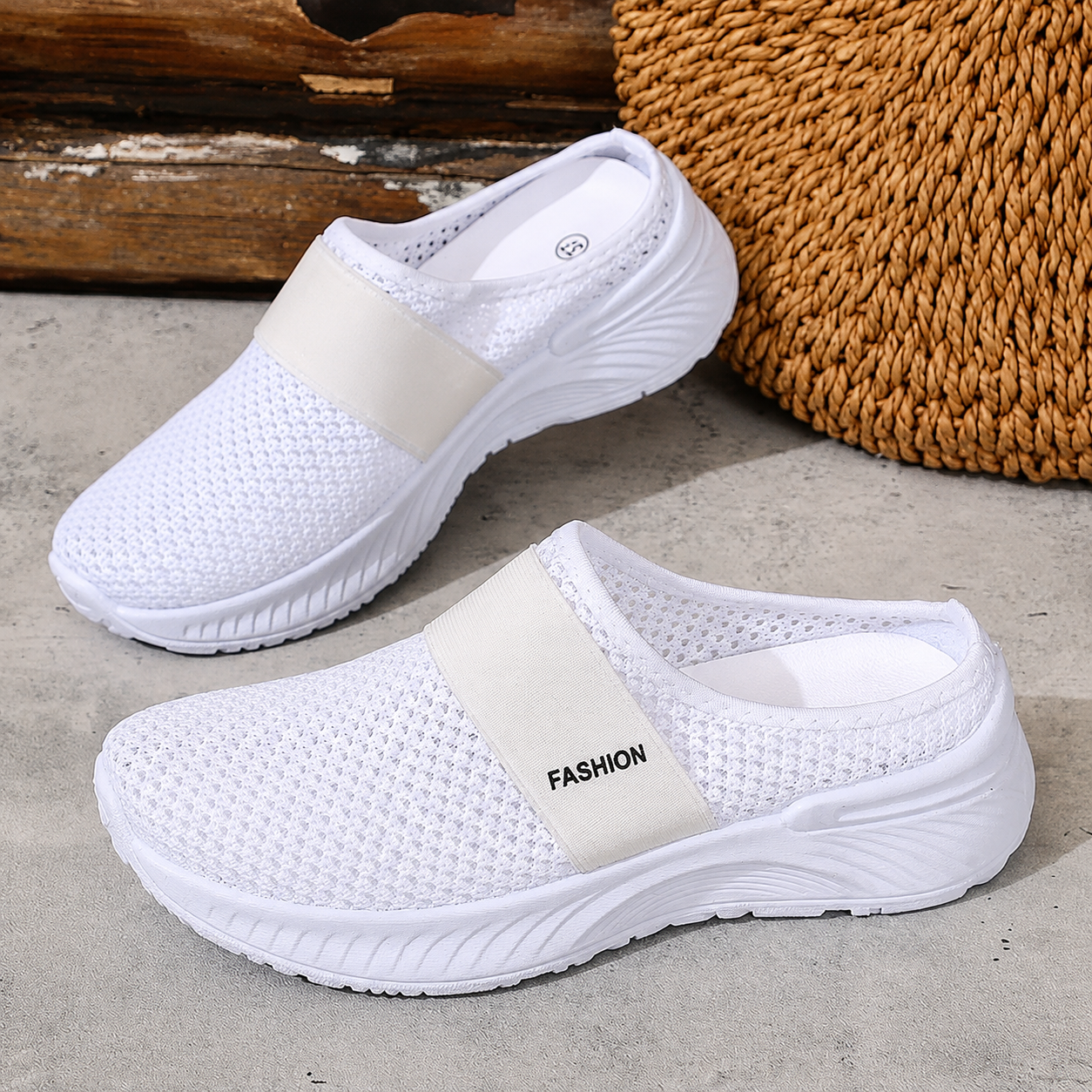 Zapatillas Zueco de Malla Transpirable®