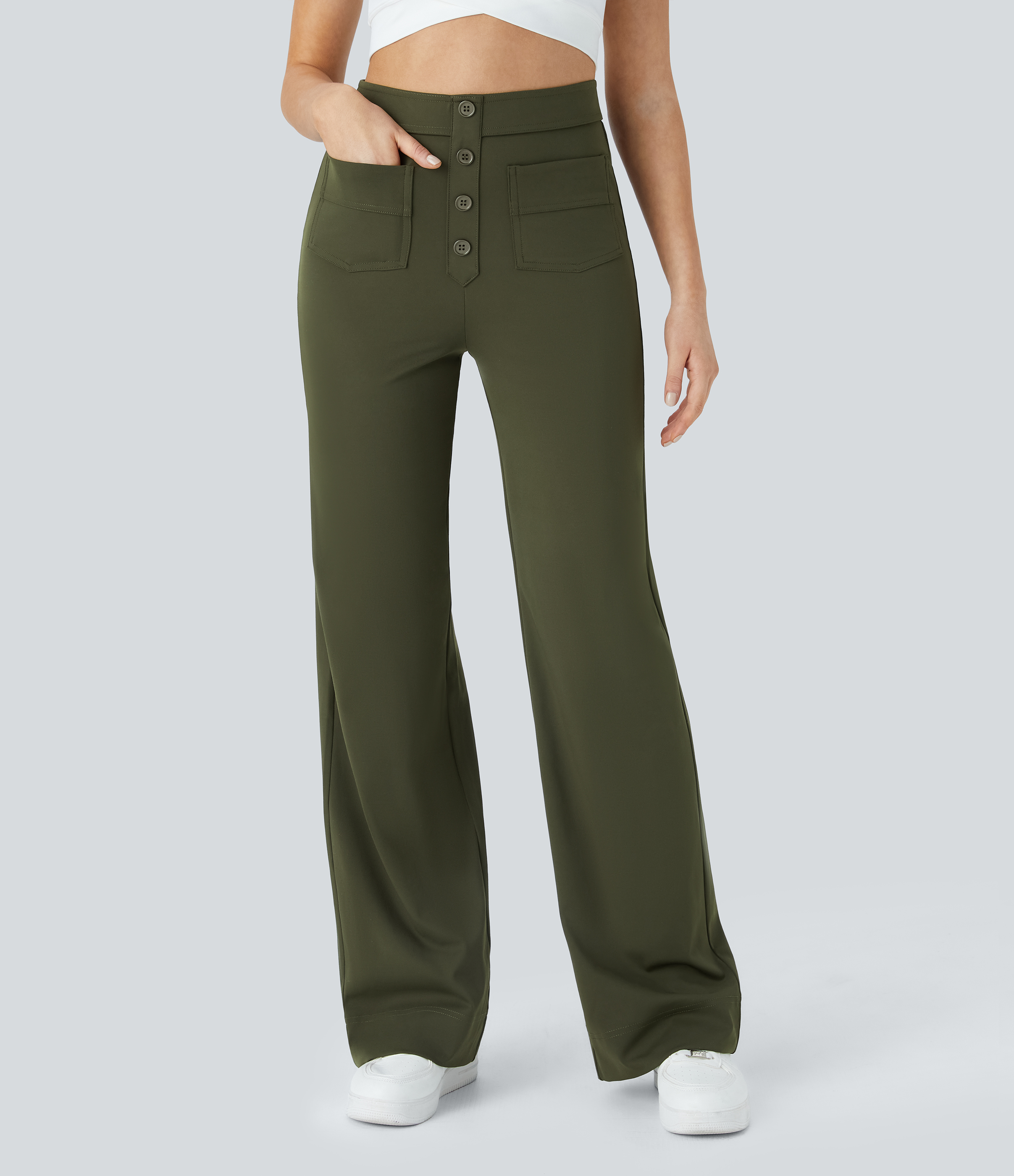 Pantalones Flexibles de Talle Alto®